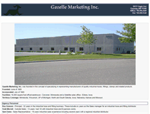 Tablet Screenshot of gazellemarketing.com
